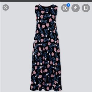 UNIQLO Edo Ukiyo-E A-Line Sleeveless Long Dress